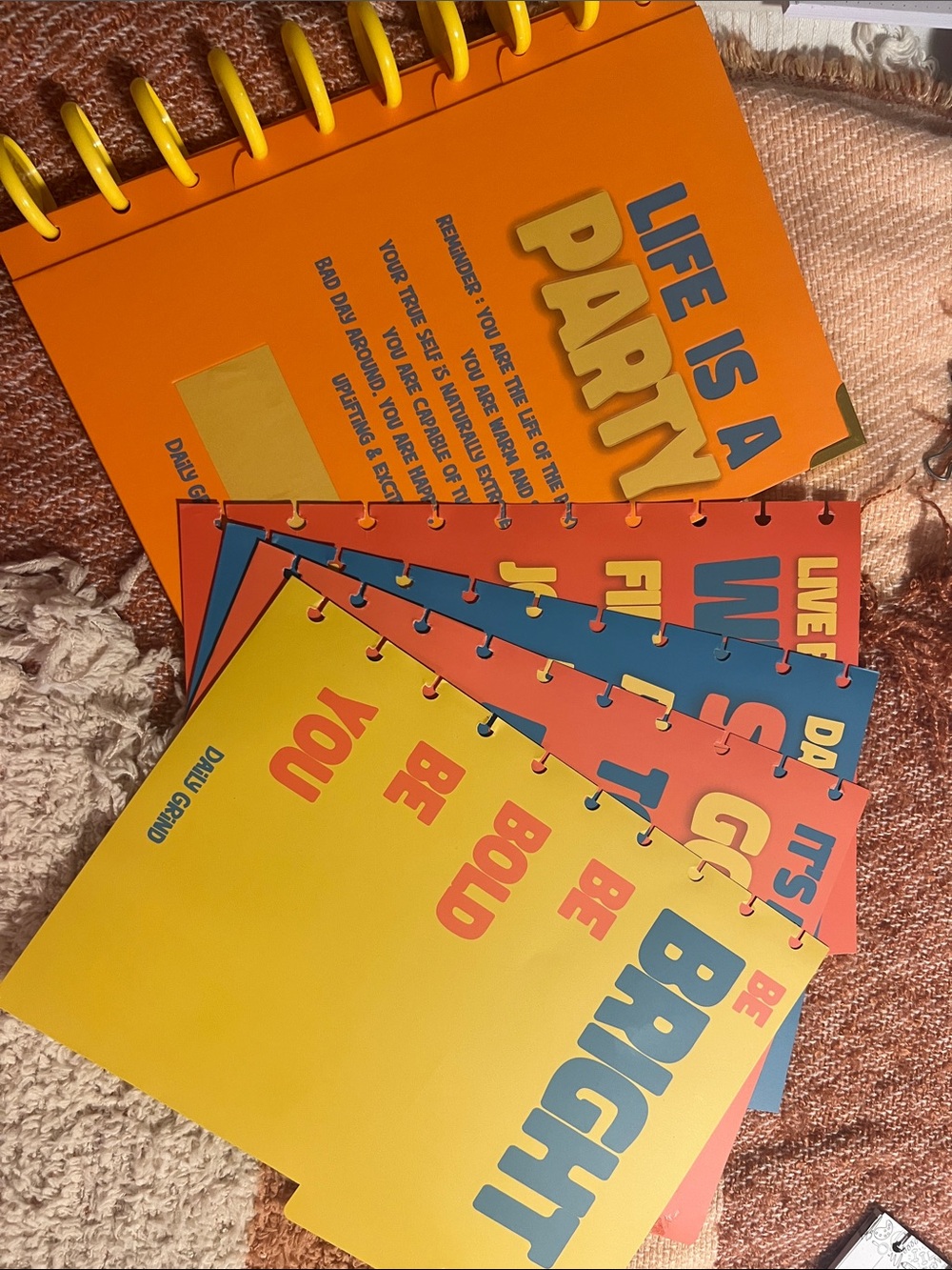 Daily Grind Planner- Life of the Party Cover and Dividers
